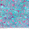 Image of the Expressions Batiks Bedazzled! Raspberry Jade quilting cotton fabric by Pat Fryer for Riley Blake Designs. Features a flower pattern on a pink background. 
Cute Little Fabric Shop