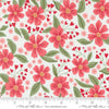Image of the Love Blooms Florals Lace quilting cotton fabric by Moda Fabrics. Features flowers on a white background. Cute Little Fabric Shop