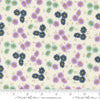 Image of the Seaglass Summer Beach Oyster quilting cotton fabric by Moda Fabrics. Features flowers on a cream background. Cute Little Fabric Shop