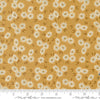 Image of the Seaglass Summer Beach Sunshine quilting cotton fabric by Moda Fabrics. Features flowers on a yellow background. Cute Little Fabric Shop