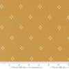 Image of the Seaglass Summer Cross Sunshine quilting cotton fabric by Moda Fabrics. Features crosses on a yellow background. Cute Little Fabric Shop