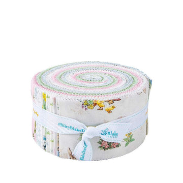 Image of the Peter Rabbit and Friends Rolie Polie by Beatrix Potter for Riley Blake Designs. Features animals on various backgrounds. 
Cute Little Fabric Shop