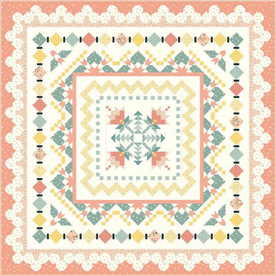 Image of the Each New Beginning quilt pattern by Sandy Gervais for Riley Blake Designs. Features a floral quilt.
Cute Little Fabric Shop