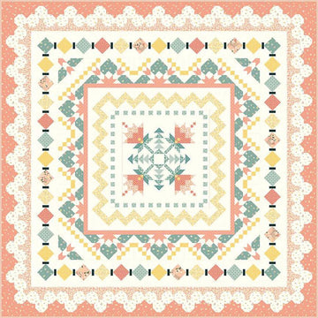 Image of the Each New Beginning quilt pattern by Sandy Gervais for Riley Blake Designs. Features a floral quilt.
Cute Little Fabric Shop