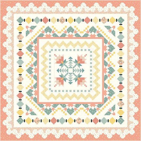 Image of the Each New Beginning quilt pattern by Sandy Gervais for Riley Blake Designs. Features a floral quilt.
Cute Little Fabric Shop