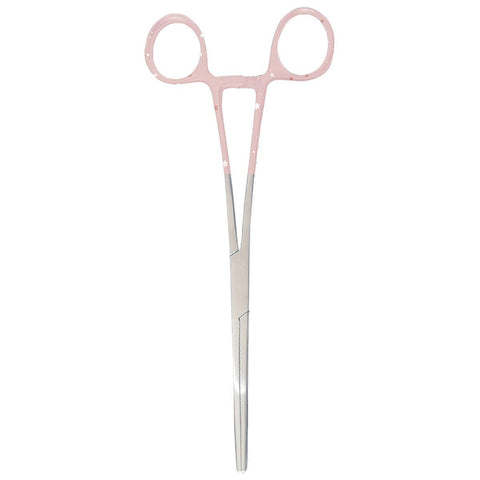 SALE Quilty™ Hemostat ST-41019 Coral - Lori Holt for Riley Blake Designs - Lockable Serrated Edges - 8" Long