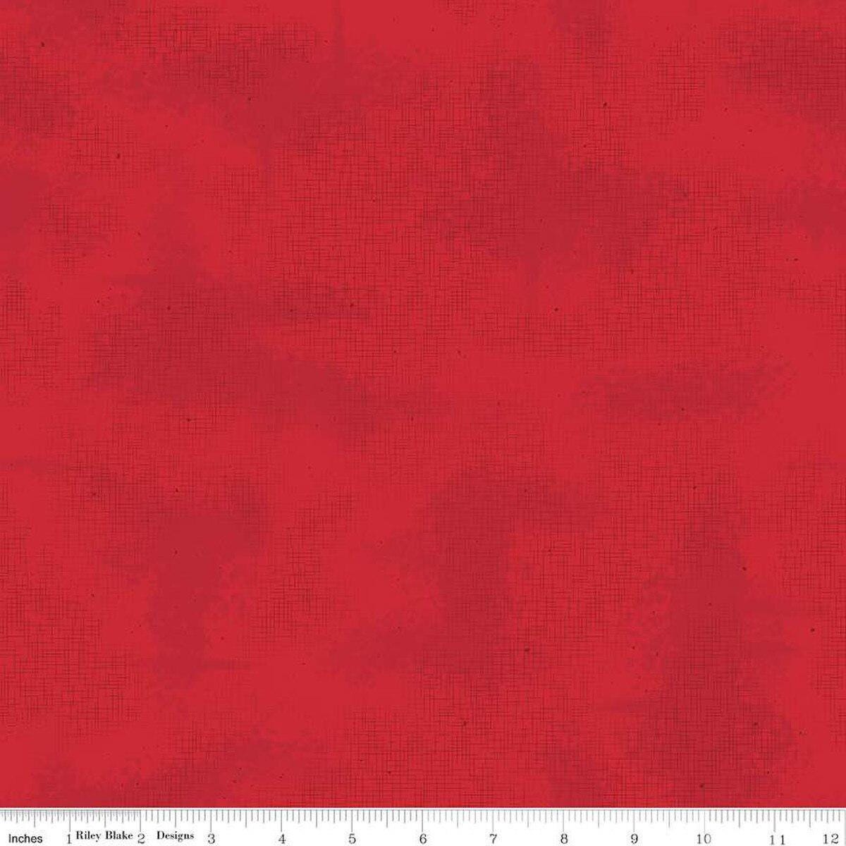 Image of the Wide Back Shabby Cherry by Lori Holt by Riley Blake Designs. Features a shabby pattern on red. 
Cute Little Fabric Shop