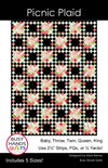 Image of the Picnic Plaid Quilt Pattern by Busy Hands Quilts for Riley Blake Designs. Features plaid patterns on a quilt. 
Cute Little Fabric Shop