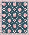 Image of the Berry Market quilt pattern by Beverly McCullough for Riley Blake Designs. Features strawberries on a quilt. 
Cute Little Fabric Shop