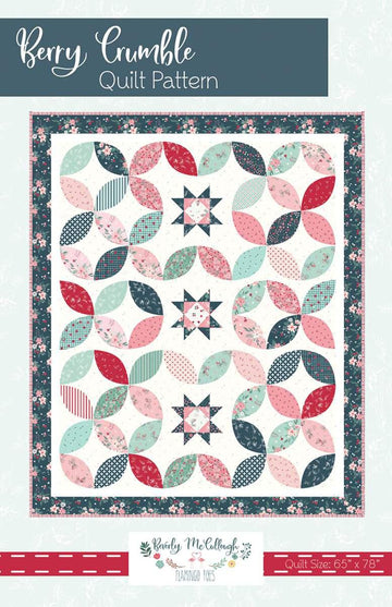 Image of the Stacking Stars quilt pattern by Beverly McCullough for Riley Blake Designs. Features stars on a quilt. 
Cute Little Fabric Shop