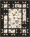Image of the Expressions Batiks Express Yourself! Botanicals Starlight Quilt Kit Pebble Pastiche by Riley Blake Designs. Features a batik quilt. 
Cute Little Fabric Shop