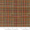 Image of the Things Above Lattice Cocoa quilting cotton fabric by Fancy That Design House for Moda Fabrics. Features plaid lines on a brown background. Cute Little Fabric Shop