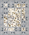 Image of the Expressions Batiks Express Yourself! Botanicals Starlight Quilt Kit Phloof by Riley Blake Designs. Features a batik quilt. 
Cute Little Fabric Shop