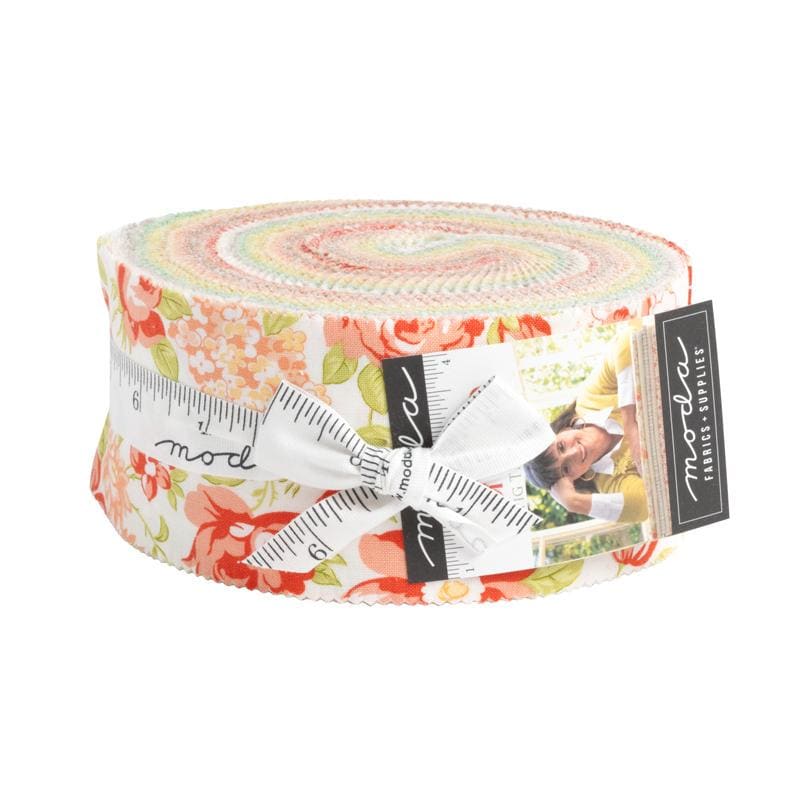 Image of the Portofino rolie polie by Fig Tree Co for Moda Fabrics. Features floral fabrics.
Cute Little Fabric Shop