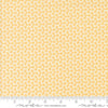 Image of the Portofino Tiles Golden Wheat quilting cotton fabric by Fig Tree Co for Riley Blake Designs. Features abstract swirls on a yellow background. Cute Little Fabric Shop