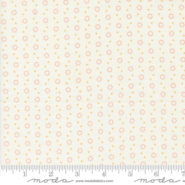 Portofino Polka Dot 35397 Cloud - Moda Fabrics - Dotted Scattered Circles Dots - Quilting Cotton Fabric
