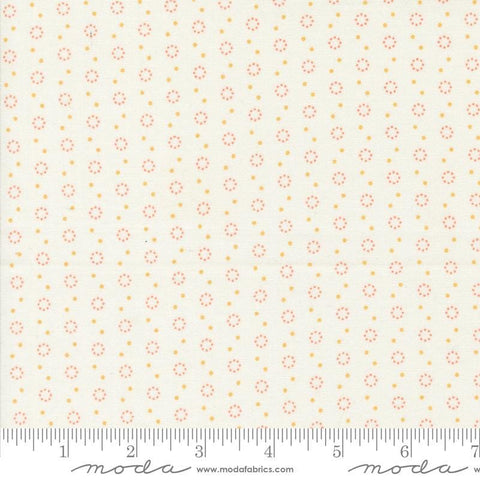 Portofino Polka Dot 35397 Cloud - Moda Fabrics - Dotted Scattered Circles Dots - Quilting Cotton Fabric