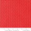 SALE Portofino Polka Dot 35397 Pomegranate - Moda Fabrics - Dotted Scattered Circles Dots - Quilting Cotton Fabric