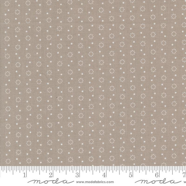 SALE Portofino Polka Dot 35397 Cobblestones - Moda Fabrics - Dotted Scattered Circles Dots - Quilting Cotton Fabric
