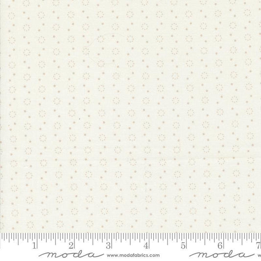 Portofino Polka Dot 35397 Cloud Cobblestones - Moda Fabrics - Dotted Scattered Circles Dots - Quilting Cotton Fabric