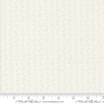 Fat Quarter End of Bolt - Portofino Polka Dot 35397 Cloud Cobblestones - Moda Fabrics - Dotted Scattered Circles - Quilting Cotton Fabric