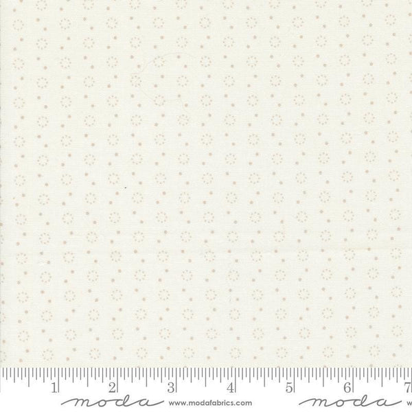 Portofino Polka Dot 35397 Cloud Cobblestones - Moda Fabrics - Dotted Scattered Circles Dots - Quilting Cotton Fabric