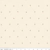Blush 'n Butterscotch Tulips Cream quilting cotton fabric by Simple Simon & Company for Riley Blake Designs. Features striped clouds on a cream background. Cute Little Fabric Shop