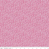 Image of the Precious Petites Daisies Magenta quilting cotton fabric by Gerri Robinson for Riley Blake Designs. Features flowers on a pink background. Cute Little Fabric Shop