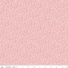 Image of the Precious Petites Daisies Coral quilting cotton fabric by Gerri Robinson for Riley Blake Designs. Features flowers on a pink background. Cute Little Fabric Shop