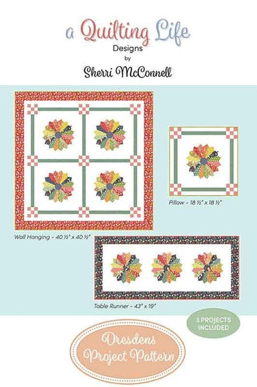 Image of the Dresdens quilt pattern by Sherri McConnell for Moda Fabrics. Features a dresden quilt pattern. 
Cute Little Fabric Shop