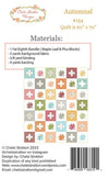 Image of the Autumnal quilt pattern Chelsi Stratton Designs for Moda Fabrics. Features the fabric requirements for the quilt.
Cute Little Fabric Shop
