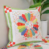Image of the Raspberry Summer quilt kit by Sherri & Chelsi for Moda Fabrics. Features  wall hanging and pillow. 
Cute Little Fabric Shop