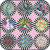 Image of the Glare quilt pattern by Latifah Saafir for Moda Fabrics. Features circles on a quilt. 
Cute Little Fabric Shop