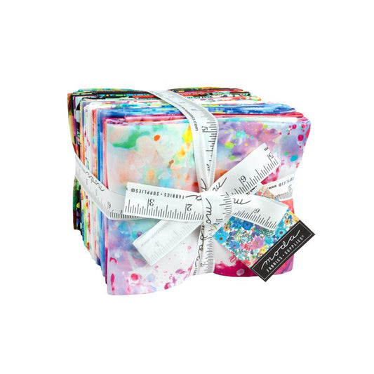 Image of the Gradients Euphoria Half Yard bundle by Moda Fabrics. Features abstract fabrics. 
Cute Little Fabric Shop