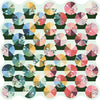 Image of the Love Letter Boxed Quilt Kit by Lizzy House for Moda Fabrics. Features floral fabric with bright colors in circles on a quilt. 
Cute Little Fabric Shop