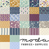 Image of the Seaglass Summer collage by Sweetfire Road for Moda Fabrics. Features floral and beach themed fabrics. 
Cute Little Fabric Shop