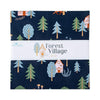 Image of the Forest Village 10 inch stacker by Little Forest Atelier for Riley Blake Designs. Features forest themed fabrics. 
Cute Little Fabric Shop