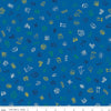 Image of the FFA Forever Blue 2 Icons Blue quilting cotton fabric by Riley Blake Designs. Features symbols on a blue background. Official Licensed Product. Cute Little Fabric Shop