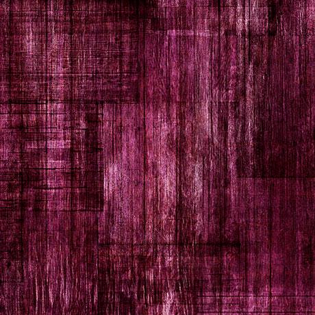 Image of the Into the Woods Texture Blender Rose quilting cotton fabric by Dan Morris for QT Fabrics. Features a textured pattern on a burgundy background. Cute Little Fabric Shop