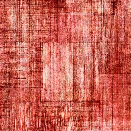 Image of the Into the Woods Texture Blender Cayenne quilting cotton fabric by Dan Morris for QT Fabrics. Features a textured pattern on a red background. Cute Little Fabric Shop