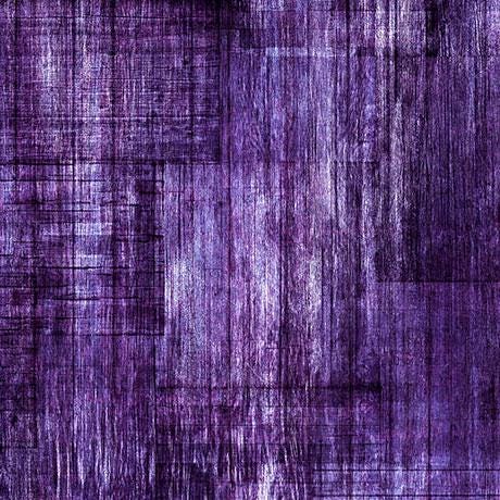 Image of the Into the Woods Texture Blender Grape quilting cotton fabric by Dan Morris for QT Fabrics. Features a textured pattern on a purple background. Cute Little Fabric Shop