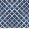 Image of the Stars and Stripes Forever Plaid Blue quilting cotton fabric by Lori Whitlock for Riley Blake Designs. Features stars on a blue background. Cute Little Fabric Shop