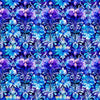 Image of the Fantasia Decorative Floral Purple quilting cotton fabric by QT Fabrics. Features flowers on a purple background. Cute Little Fabric Shop