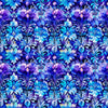Image of the Fantasia Decorative Floral Purple quilting cotton fabric by QT Fabrics. Features flowers on a purple background. Cute Little Fabric Shop