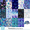 Image of the Fantasia rolie polie by Dan Morris for QT Fabrics. Features bright floral fabrics.
Cute Little Fabric Shop