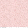 Image of the Sewing Seeds III Porcelain Petals Pink quilting cotton fabric by Lori Holt for Riley Blake Designs. Features flowers on a pink background. Cute Little Fabric Shop