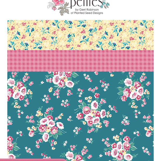 Image of the Precious Petites storyboard by Gerri Robinson for Riley Blake Designs. Features a floral collection. 
Cute Little Fabric Shop