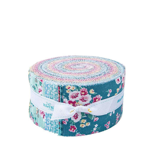 Image of the Precious Petites rolie polie by Gerri Robinson for Riley Blake Designs. Features a floral collection. 
Cute Little Fabric Shop