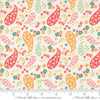 Image of the Raspberry Summer Paisley Cloud quilting cotton fabric by Sherri & Chelsi for Moda Fabrics. Features paisleys on a white background. Cute Little Fabric Shop