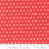 Image of the Raspberry Summer Dots Raspberry quilting cotton fabric by Sherri & Chelsi for Moda Fabrics. Features dots on a pink background. Cute Little Fabric Shop